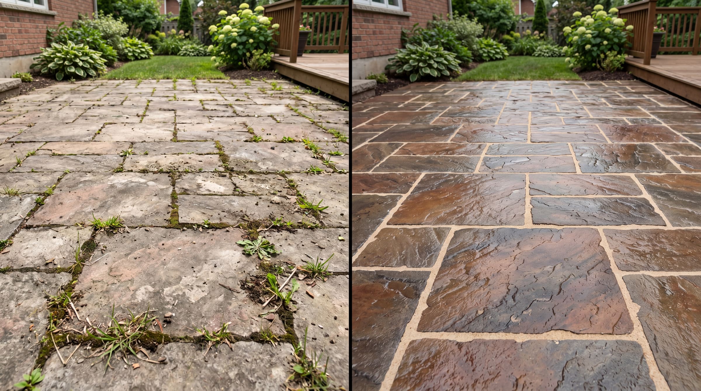 Patio paver restoration